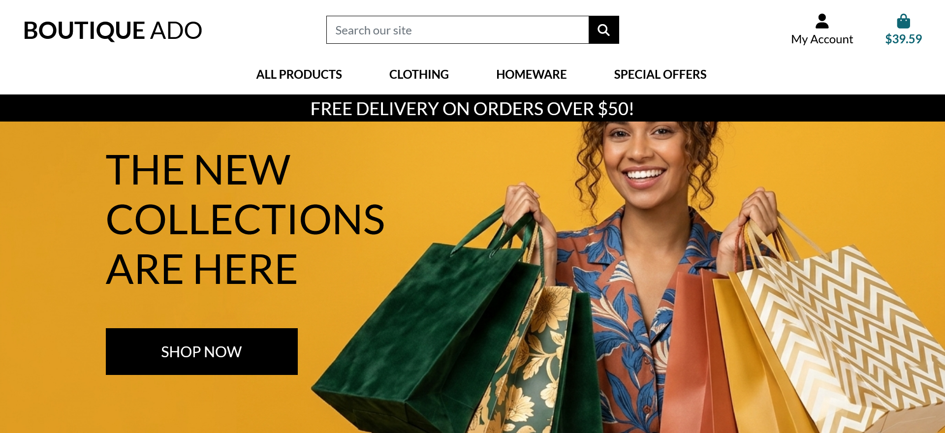 Boutique Ado — Django E-commerce